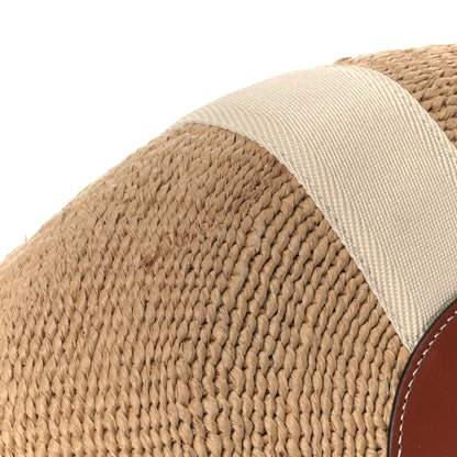 Chloe Raffia Large Woody Tote White 8 of 9