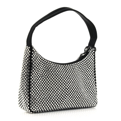 Prada Satin Crystal Mini Re-Edition 2000 Bag Cristal 3 of 11