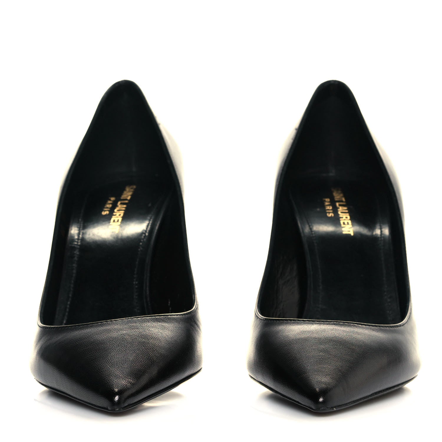 Saint Laurent Calfskin Zoe 85 Pumps 40 Black 2 of 9