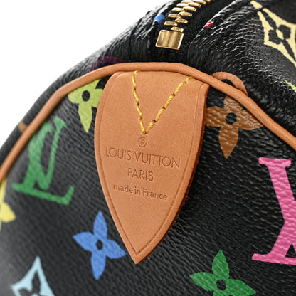 Louis Vuitton Monogram Multicolor Speedy 30 Black 6 of 9