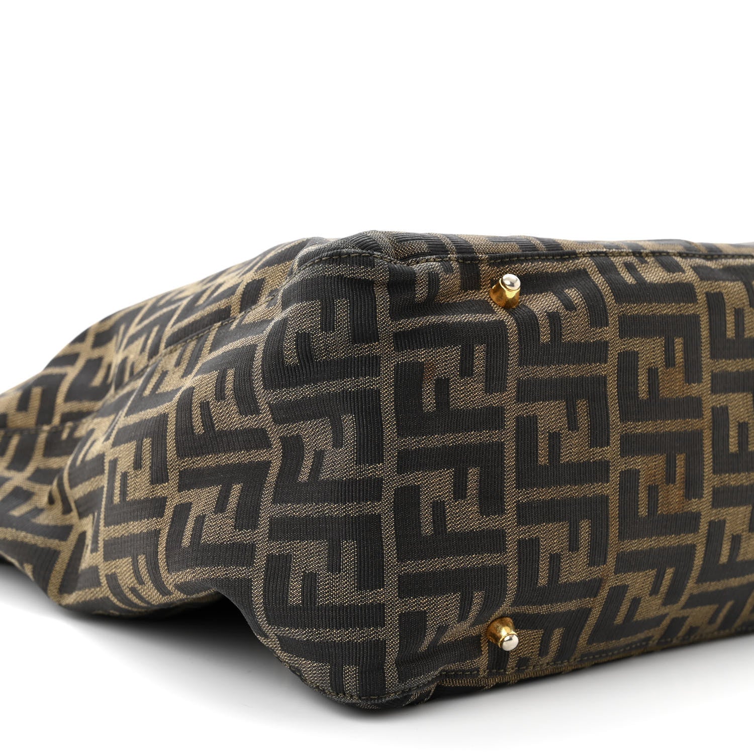 Fendi Zucca Top Handle Tote Tobacco 8 of 16