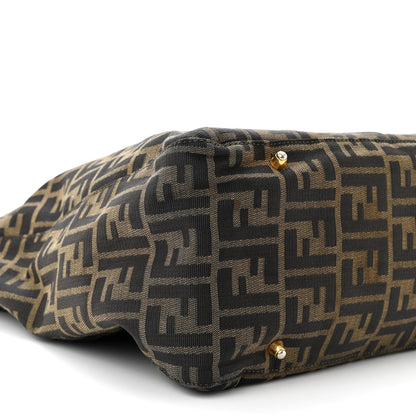 Fendi Zucca Top Handle Tote Tobacco 8 of 16