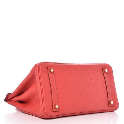 Hermes Togo Birkin 30 Rouge Pivoine 6 of 37