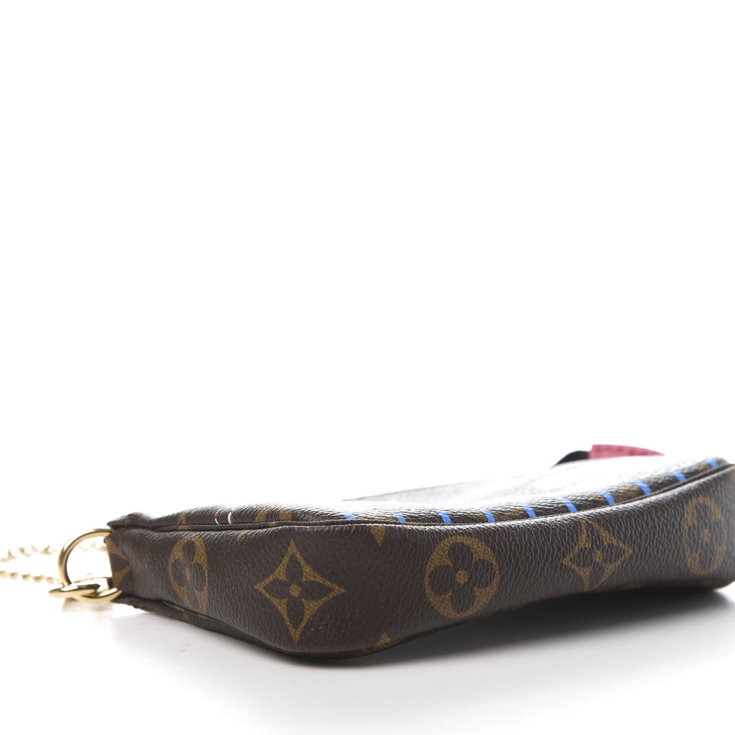 Monogram 2020 Christmas Animation Roller Coaster Mini Pochette Accessories Pivoine