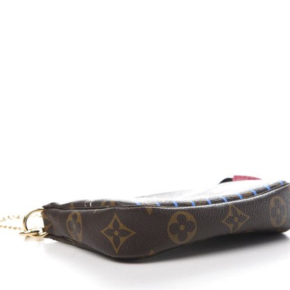 Louis Vuitton Monogram 2020 Christmas Animation Roller Coaster Mini Pochette Accessories Pivoine 7 of 10