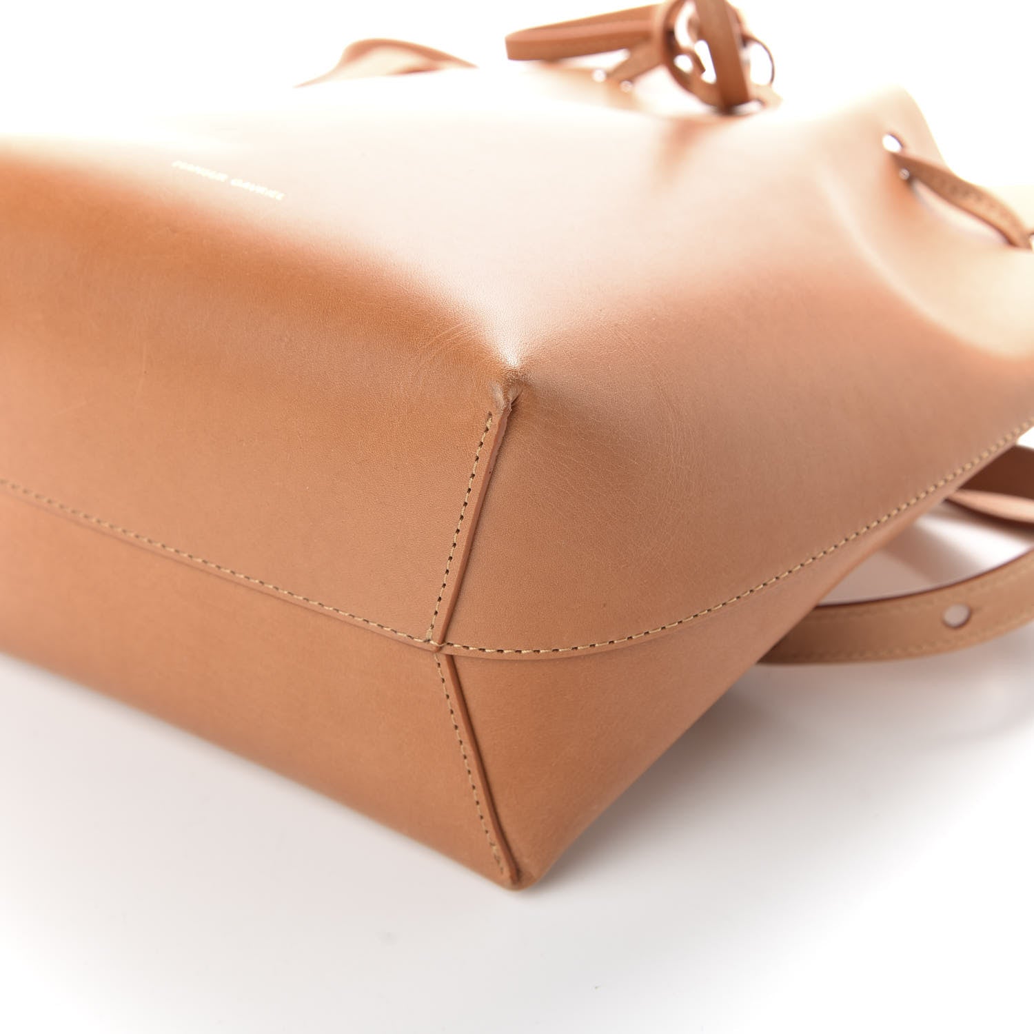 Mansur Gavriel Calfskin Mini Bucket Bag Cammello Rosa 9 of 10