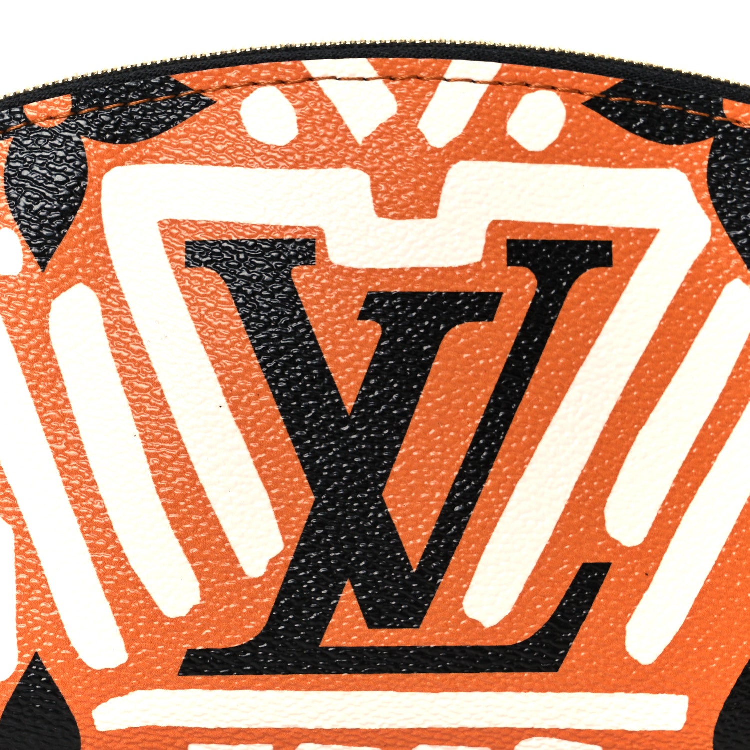 Louis Vuitton Monogram Giant Crafty Cosmetic Pouch Creme Caramel 7 of 7