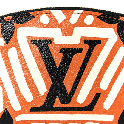 Louis Vuitton Monogram Giant Crafty Cosmetic Pouch Creme Caramel 7 of 7
