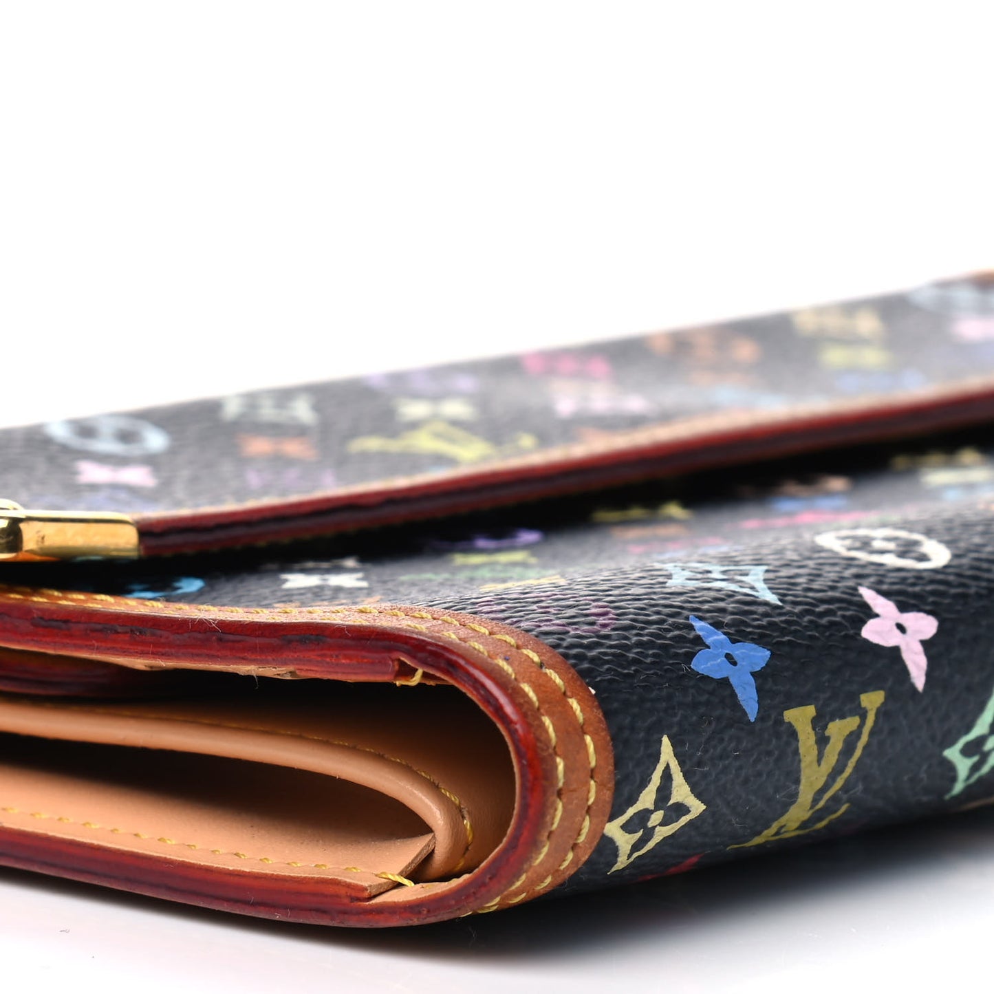Monogram Multicolor Porte Tresor International Wallet Black