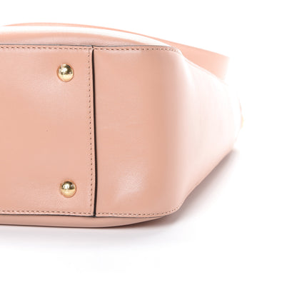 Fendi Vitello Glacier Small FF Tote Rosa Bourbon 9 of 9