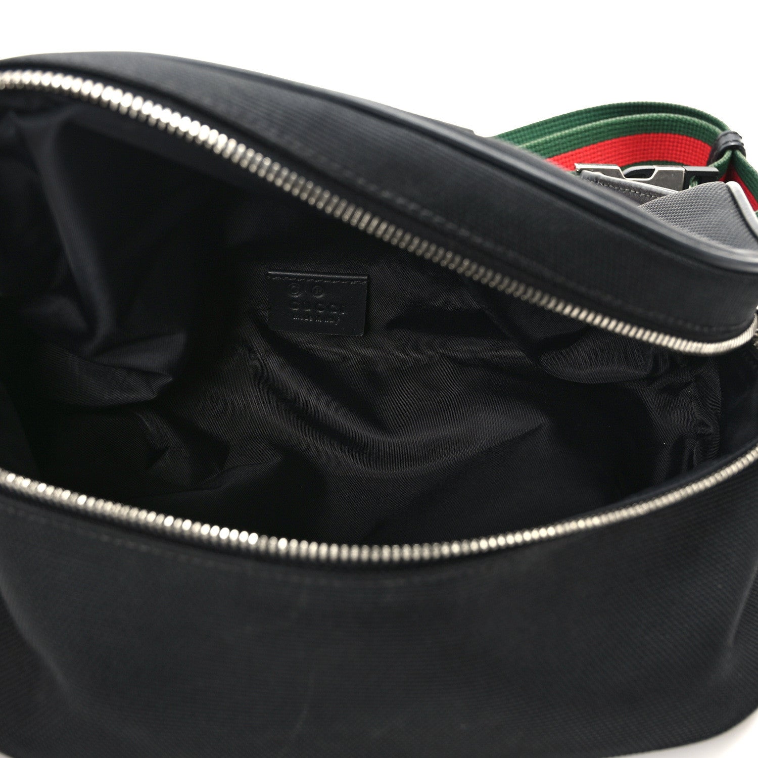 Gucci Techno Canvas Web Large Belt Bag Black 5 of 10