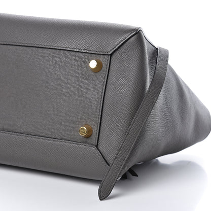 Celine Grained Calfskin Mini Belt Bag Grey 9 of 10