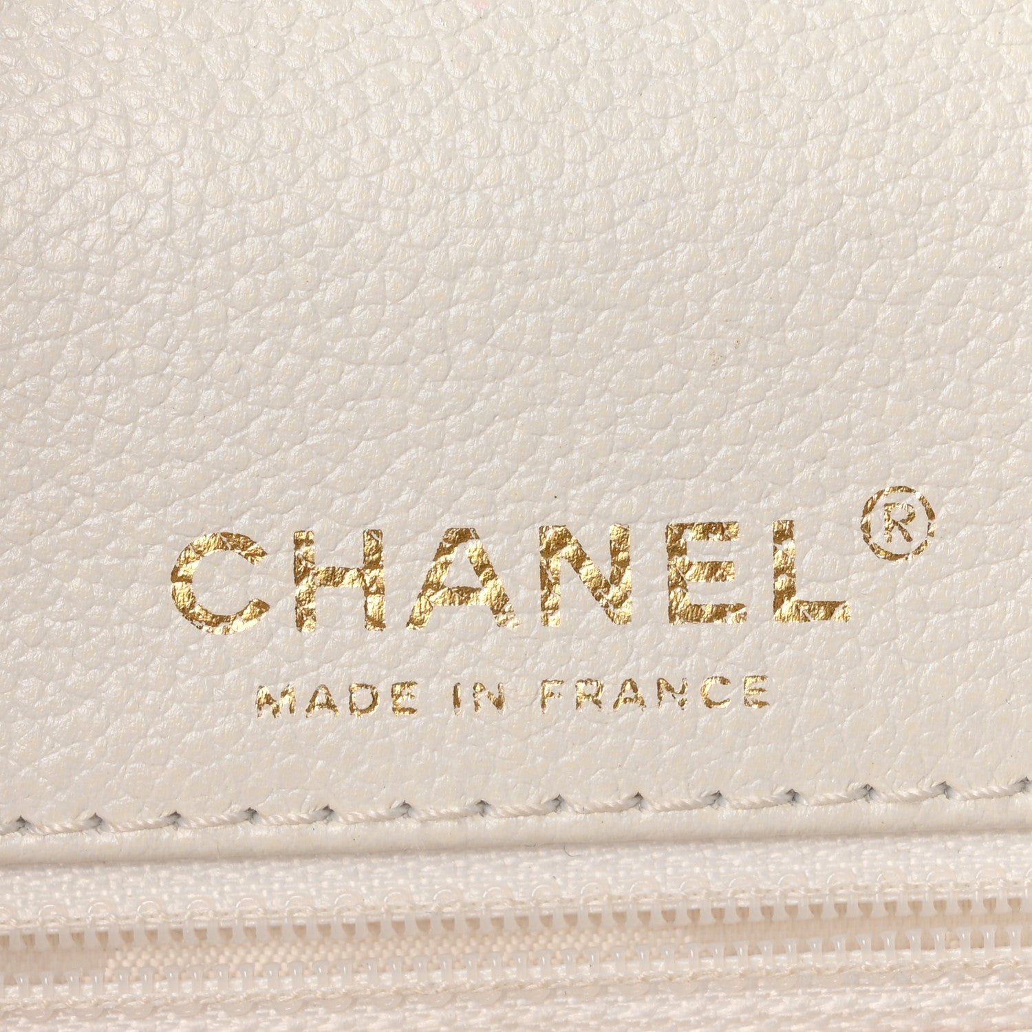Chanel Calfskin Rainbow Stitched Medium Flap White Multicolor 6 of 11