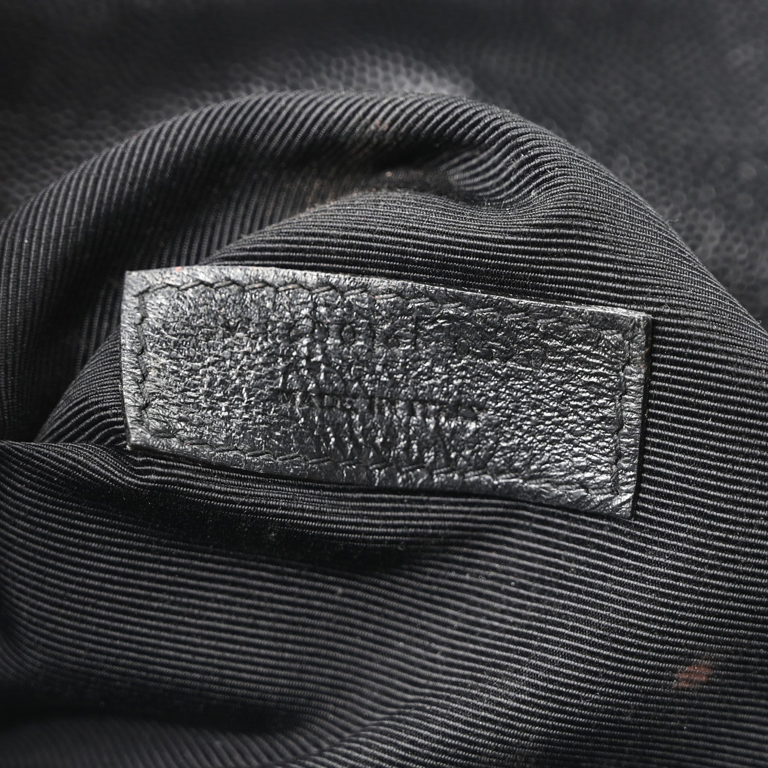 Saint Laurent Grain De Poudre Textured Mixed Matelasse Large Triquilt Monogram Satchel Black 6 of 9