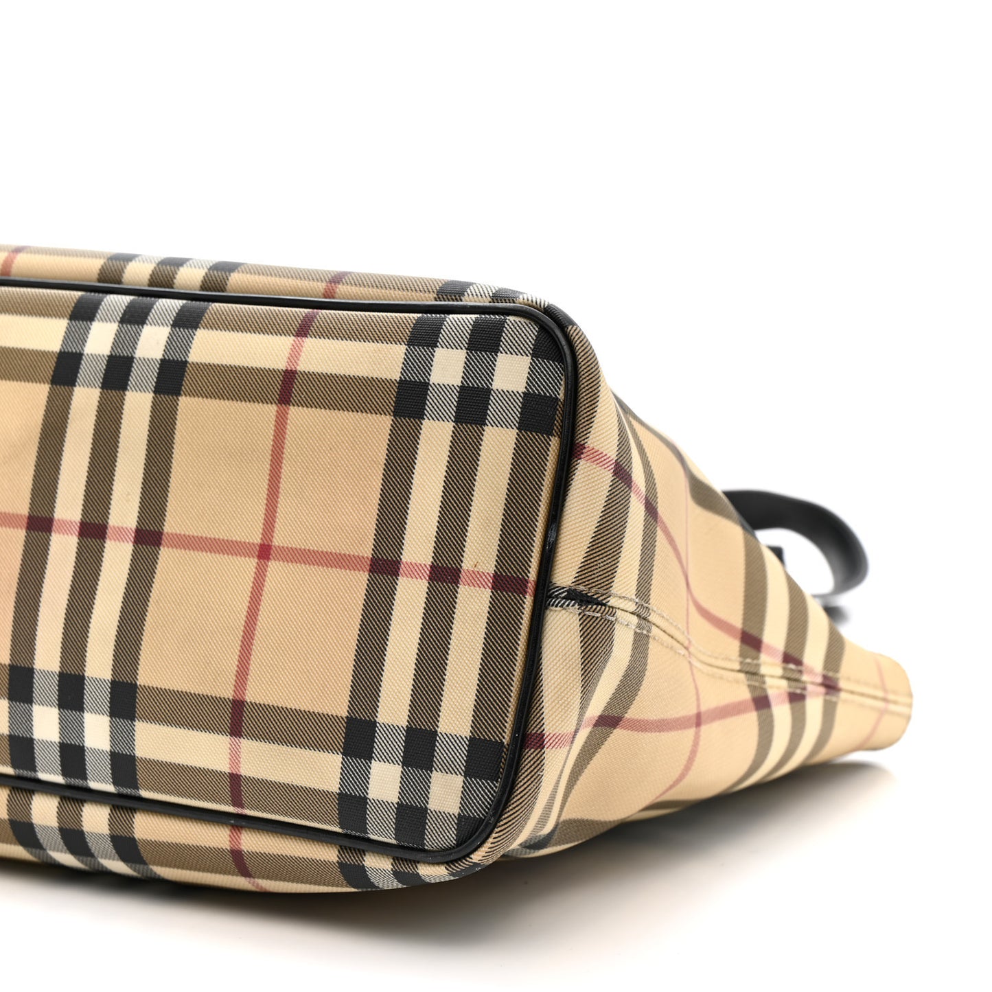 House Check Shoulder Bag Black