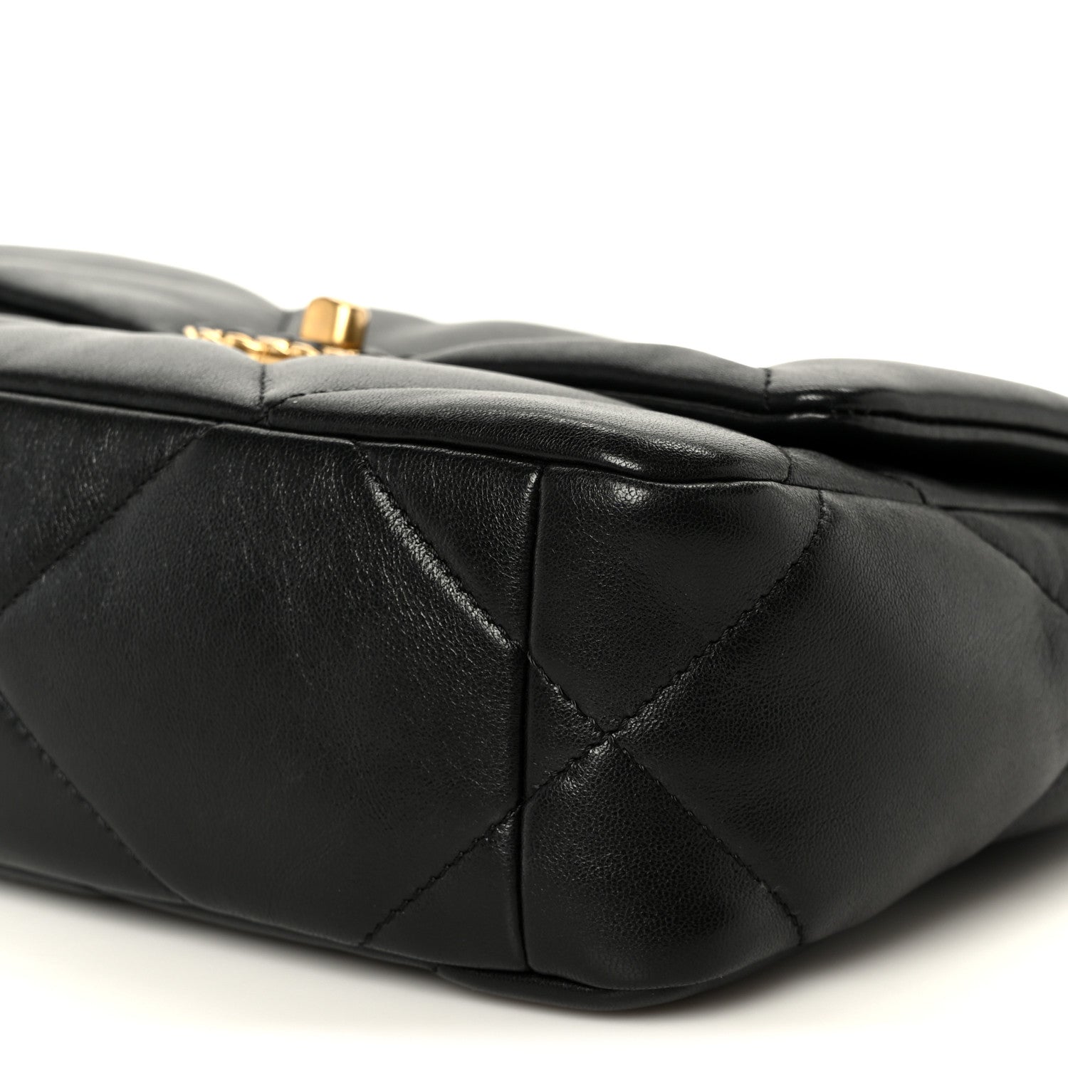 Chanel Lambskin Quilted Medium Chanel 19 Flap Black 9 of 10