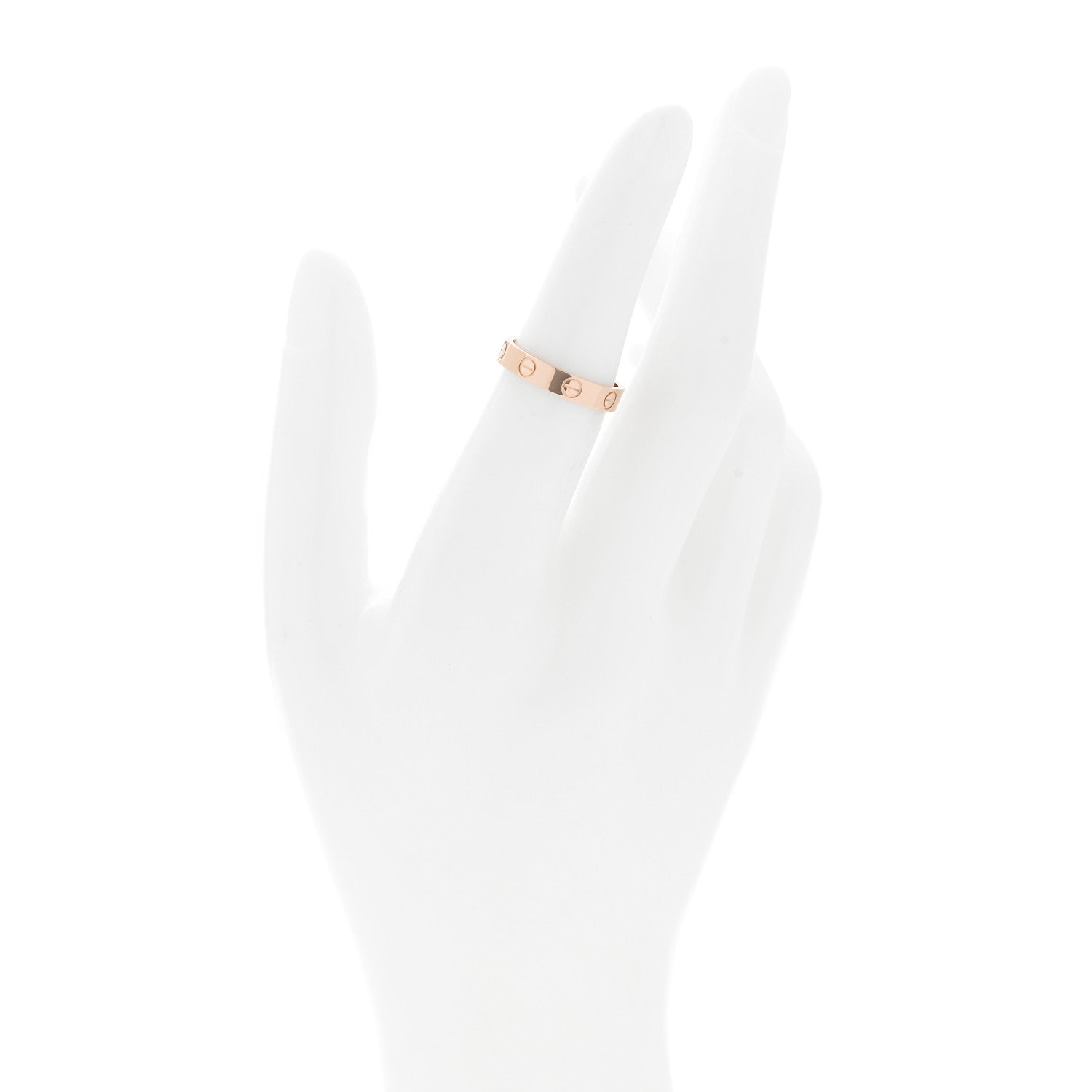 Cartier 18K Pink Gold 3.5mm LOVE Wedding Band Ring 51 5.75 2 of 5