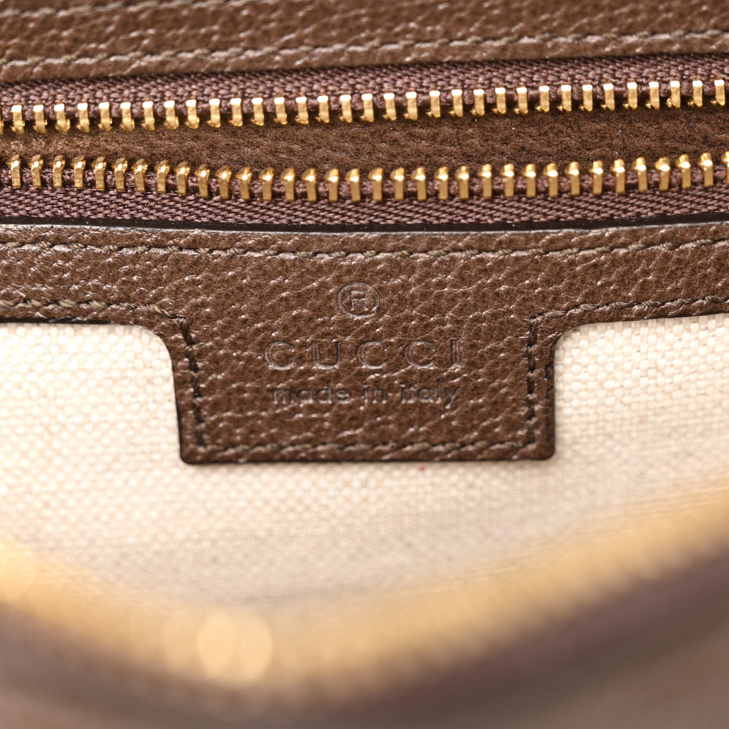 GG Supreme Monogram Textured Dollar Calfskin Web Studded Mini Ophidia Flap Shoulder Bag Beige Ebony New Acero