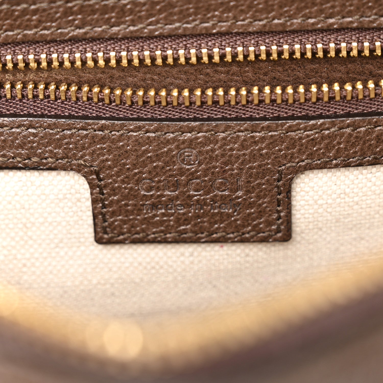 Gucci GG Supreme Monogram Textured Dollar Calfskin Web Studded Mini Ophidia Flap Shoulder Bag Beige Ebony New Acero 6 of 10