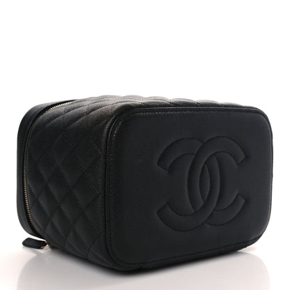 Chanel Caviar Quilted Large Vanity Pouch Black 5 of 12