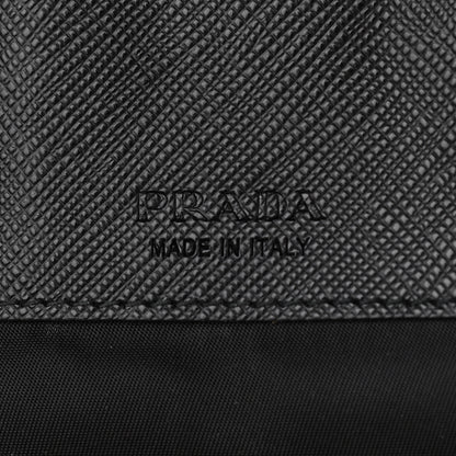 Prada Tessuto Nylon Saffiano Phone Case Crossbody Black 6 of 9