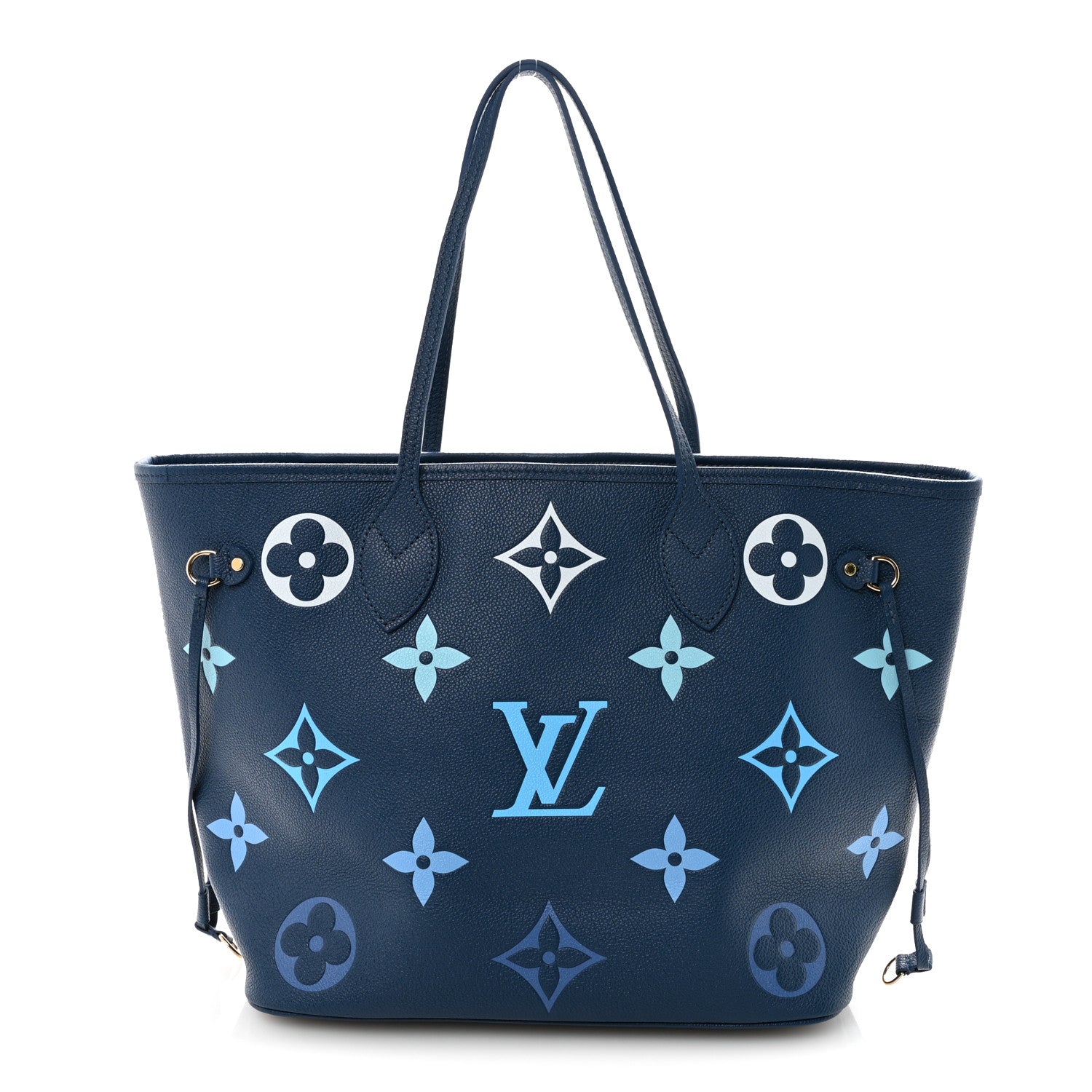 Louis Vuitton Empreinte Monogram Giant Neverfull MM Degrade Bleu 1 of 10