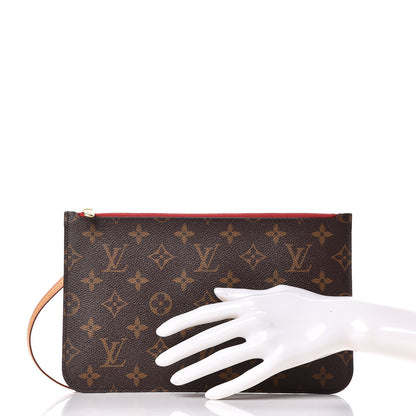 Louis Vuitton Monogram Neverfull MM GM Pochette Cherry 2 of 8