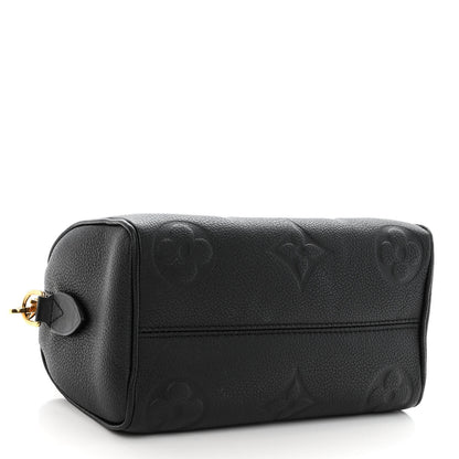 Louis Vuitton LOUIS VUITTON Empreinte Monogram Giant Speedy Bandouliere 20 Black 3 of 8