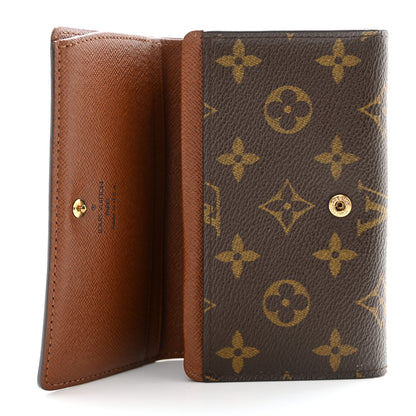 Louis Vuitton Monogram Porte-Monnaie Tresor Wallet 5 of 9
