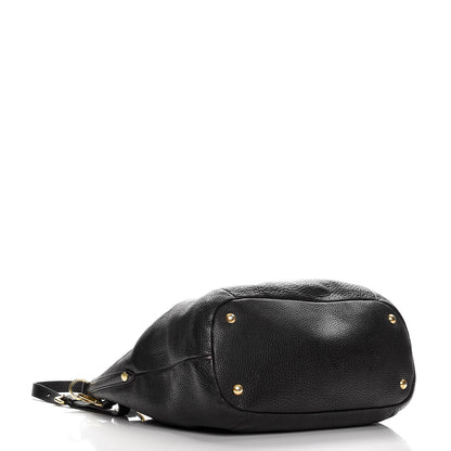 Prada Deerskin Shoulder Bag Black 5 of 15