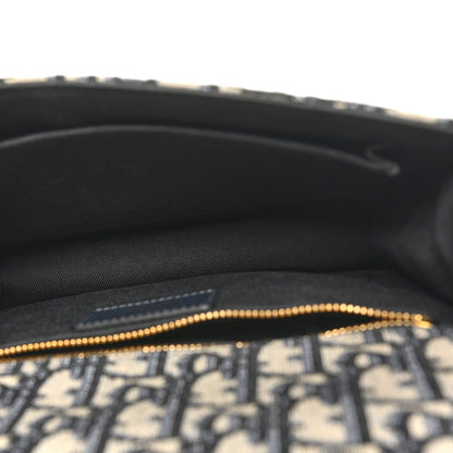 Christian Dior Oblique 30 Montaigne Flap Bag Blue 5 of 10