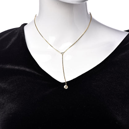 Cartier 18K Yellow Gold LOVE Drop Necklace 2 of 7
