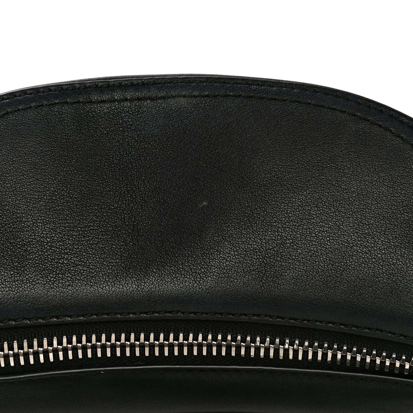 Calfskin Chain Ace Belt Bag Black