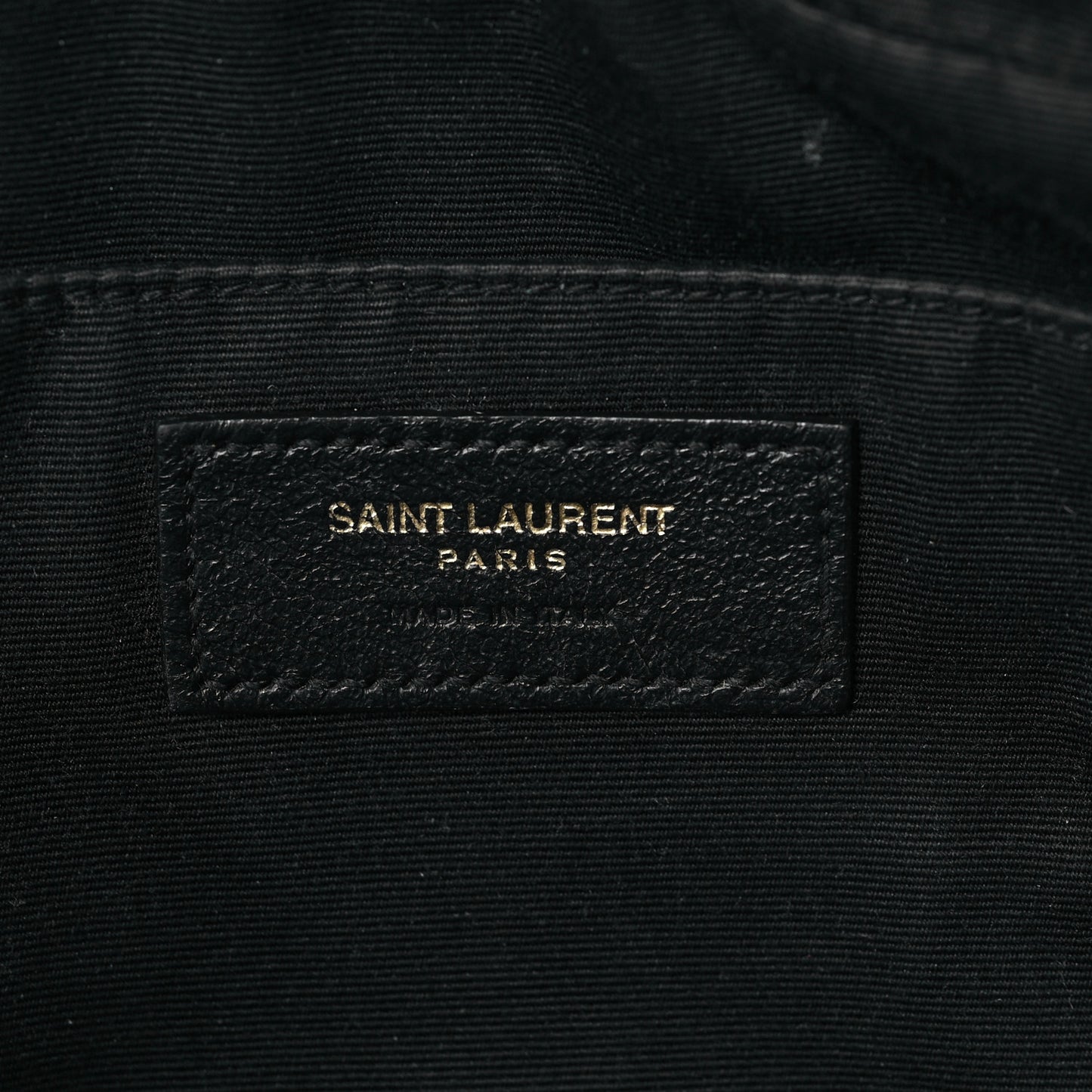 Lambskin Monogram Small Lou Camera Bag Black