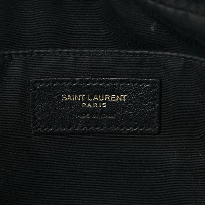 Saint Laurent Lambskin Monogram Small Lou Camera Bag Black 5 of 7
