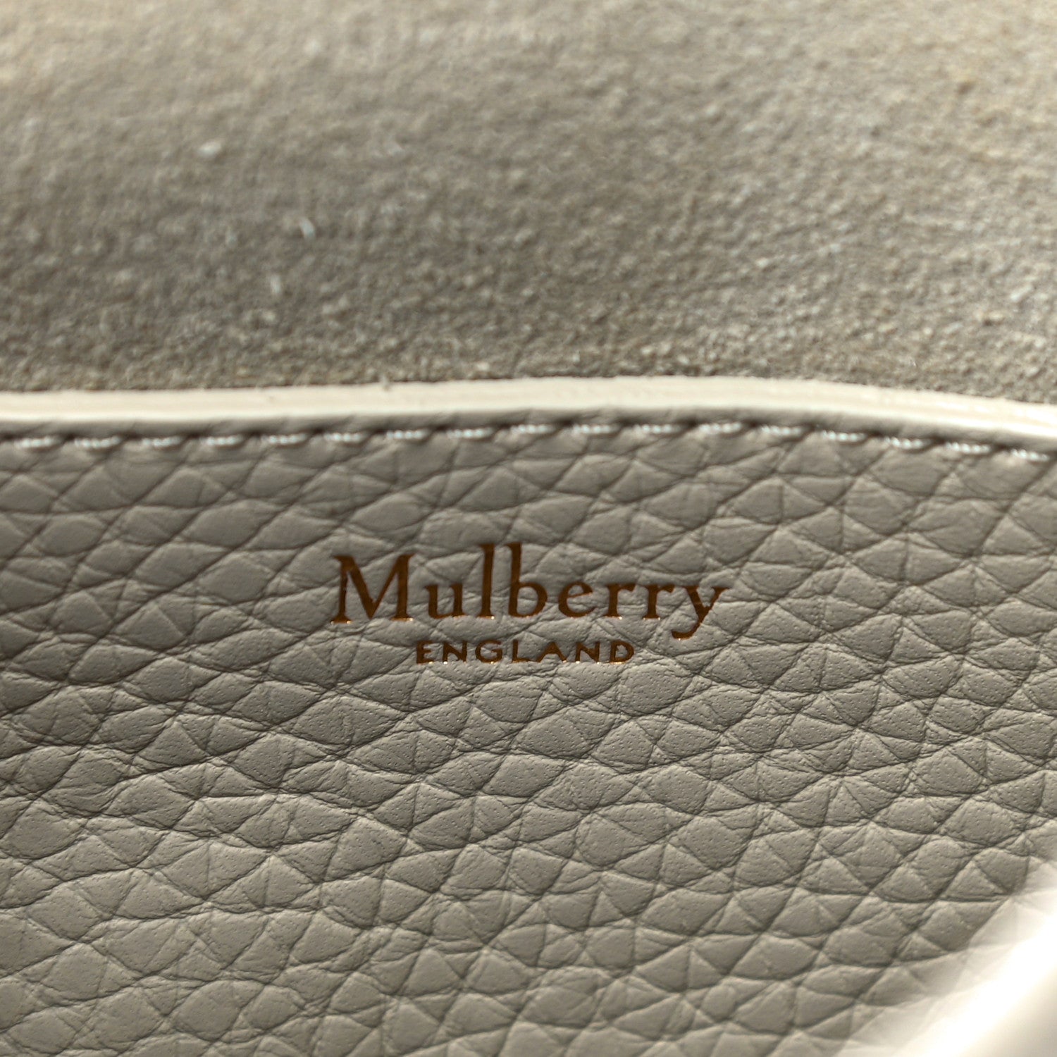 Mulberry Small Classic Grain Calfskin Medium Lily Flap Grey 6 of 11