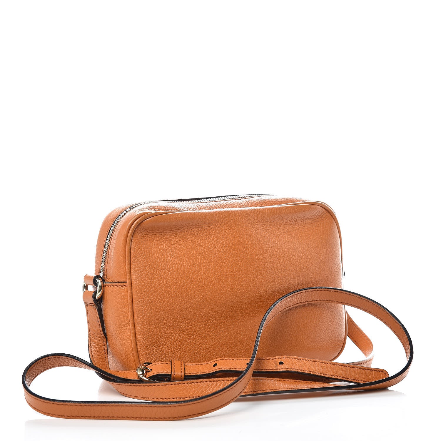 Gucci Pebbled Calfskin Small Soho Disco Bag Curcuma 3 of 17