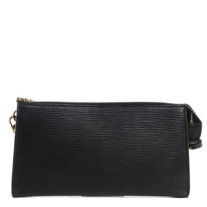 Louis Vuitton Epi Pochette Accessories 24 Black 1 of 7