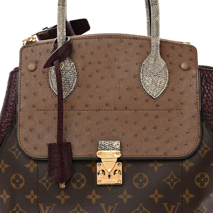 Louis Vuitton Monogram Ostrich Lizard Majestueux PM Bordeaux 7 of 10