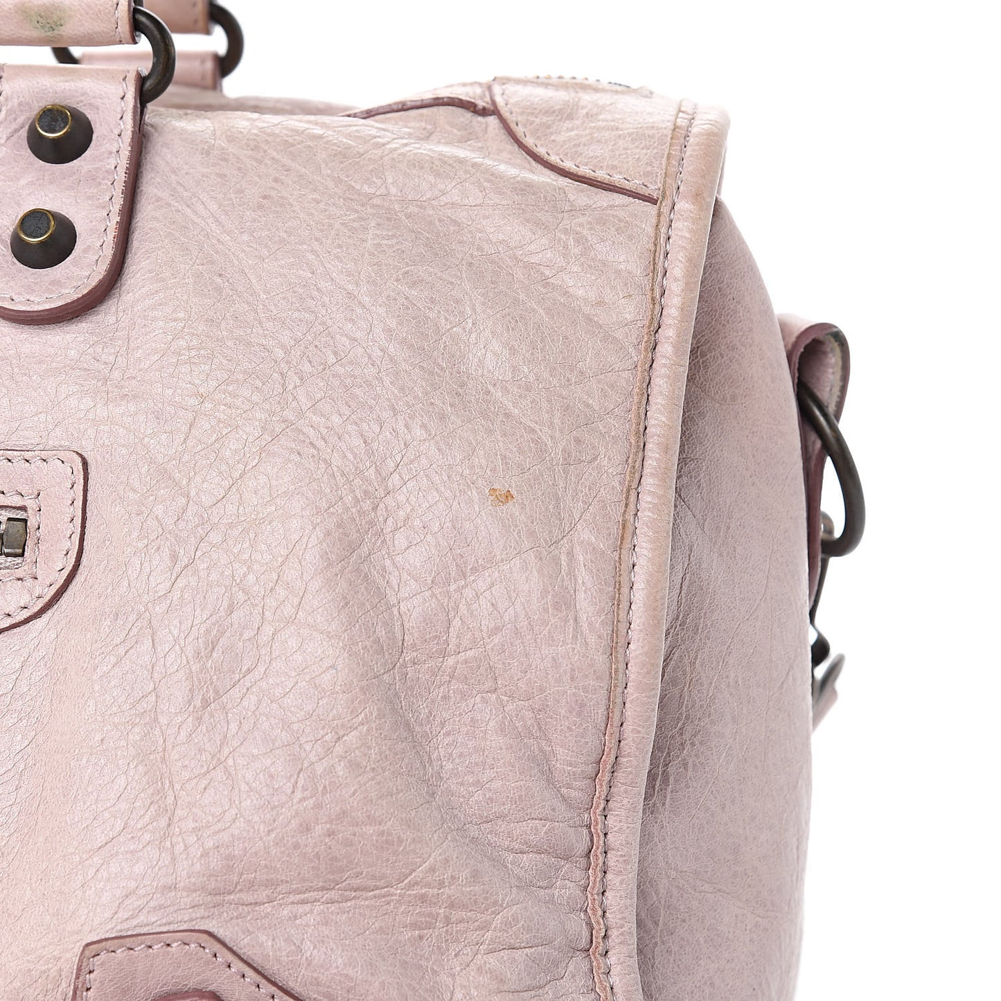 Agneau Classic Hardware Maxi Twiggy Bois de Rose