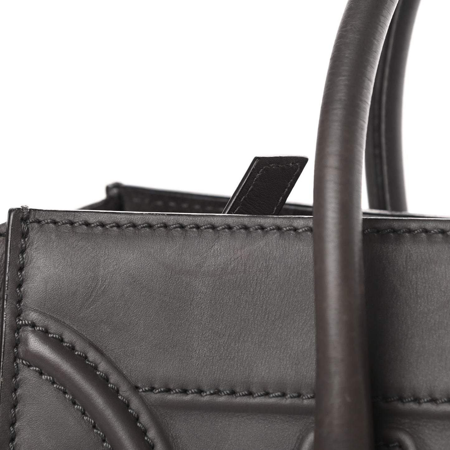 Smooth Calfskin Medium Phantom Luggage Grey