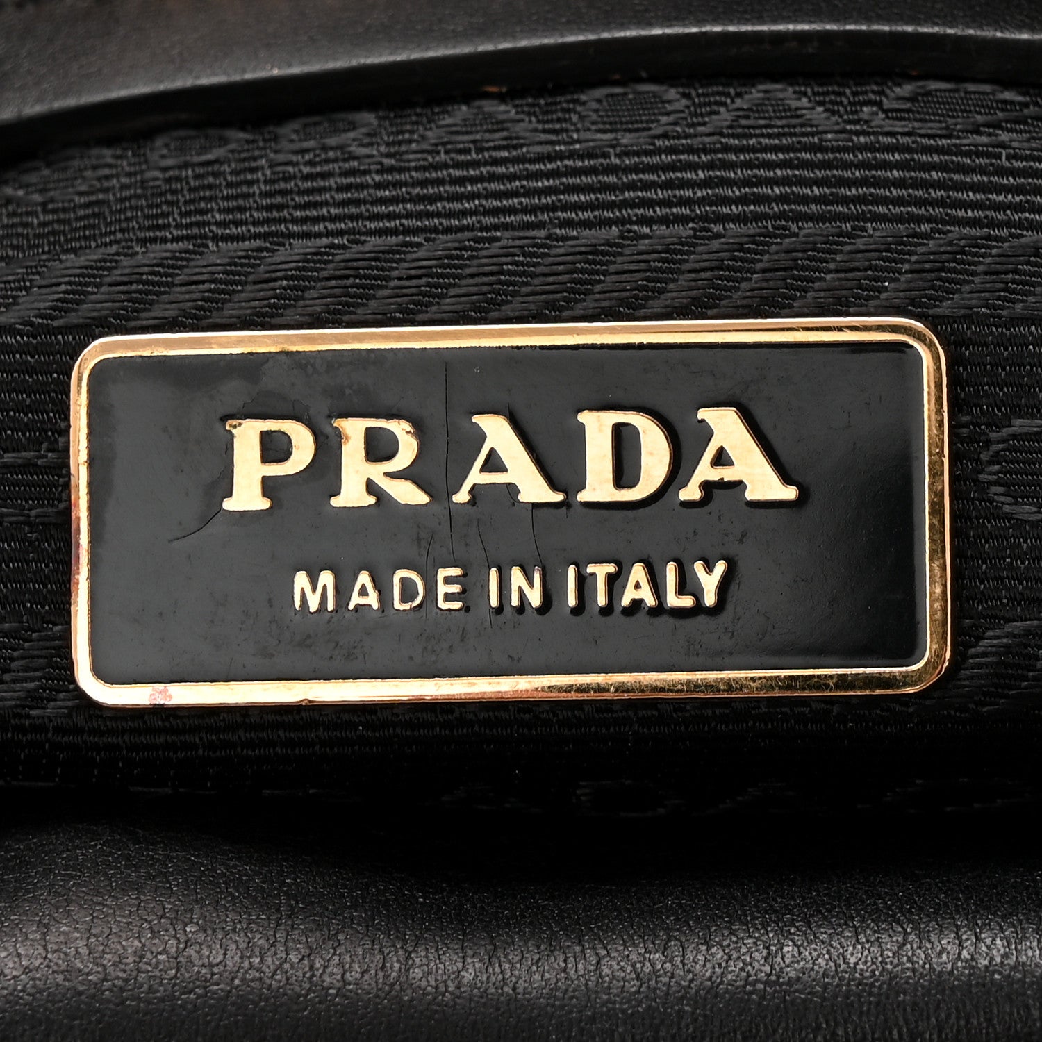 Prada Calf Hair Shoulder Bag Black 6 of 10