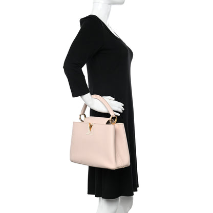 Louis Vuitton Taurillon Capucines PM Coquille 2 of 11
