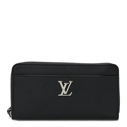 Louis Vuitton Calfskin Zippy Lockme Wallet Black 1 of 10