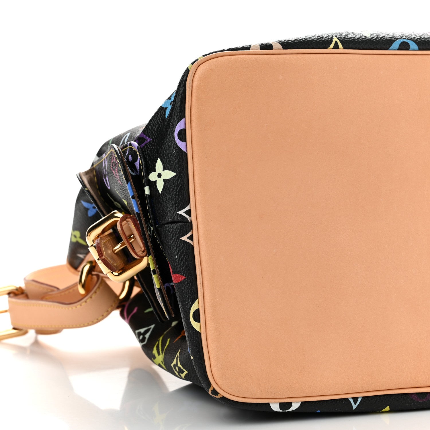 Louis Vuitton Monogram Multicolor Petit Noe Black 9 of 12