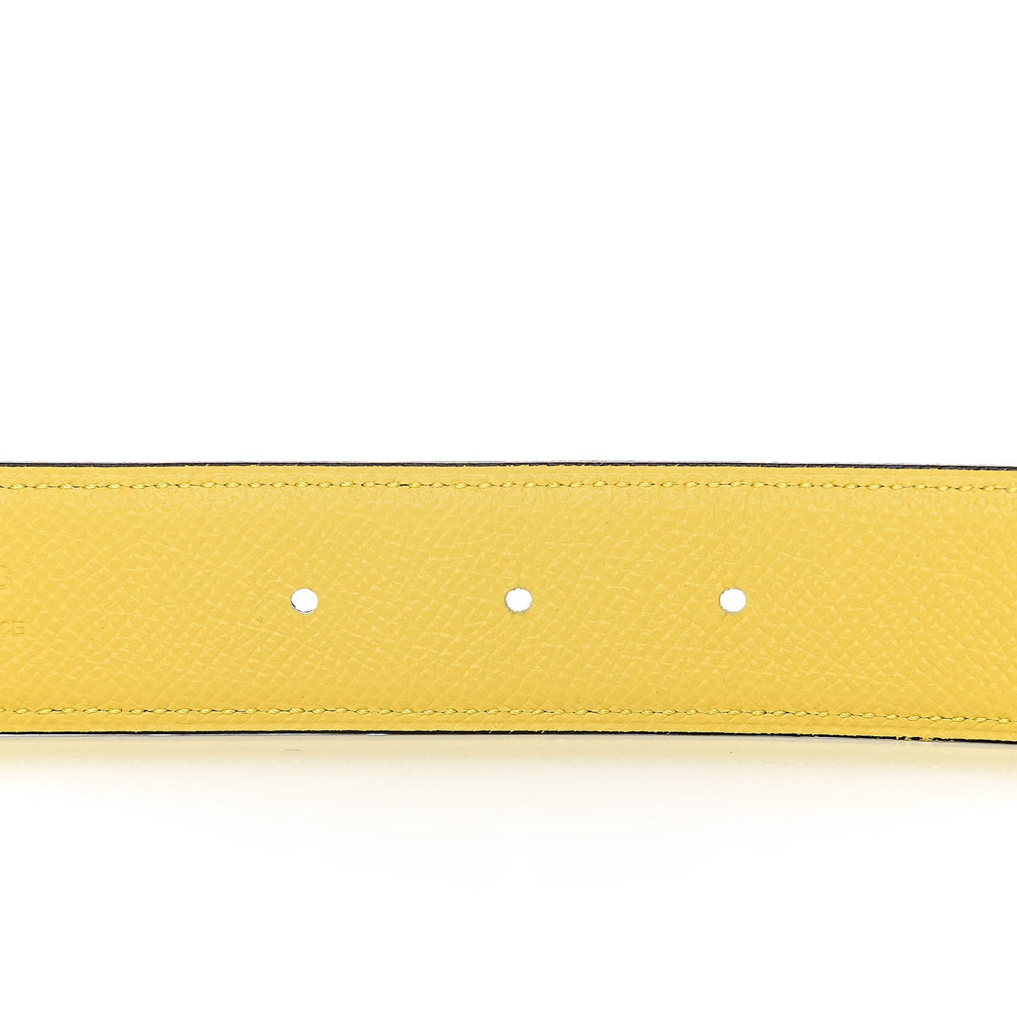 Epsom 32mm Belt Strap 105 Jaune D'Naples Etain