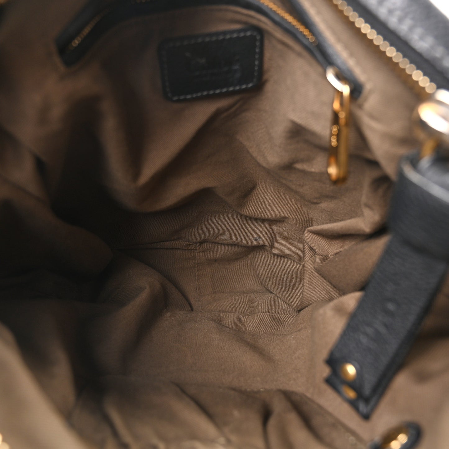 Calfskin Medium Marcie Satchel Black
