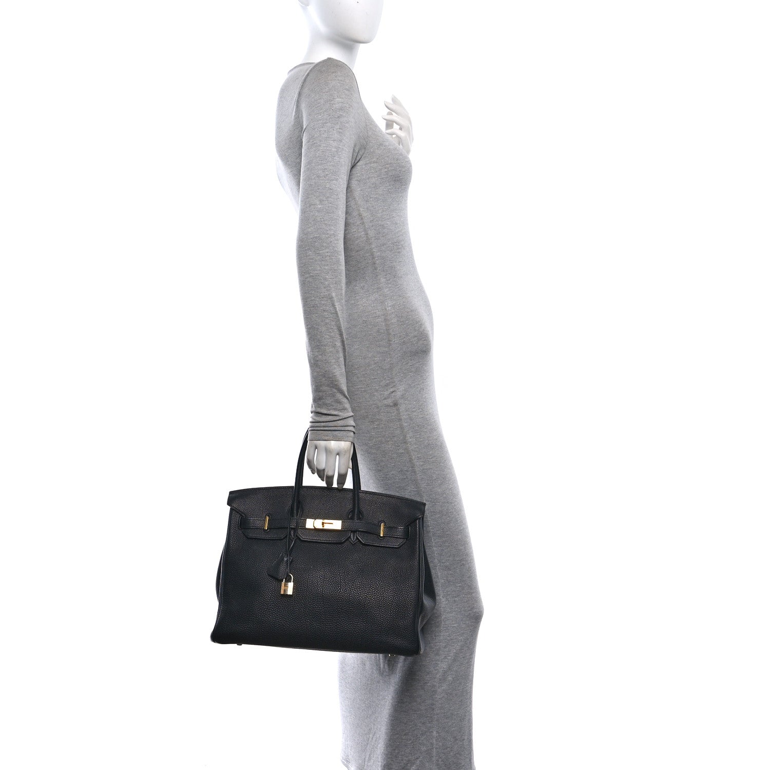 Hermes Togo Birkin 35 Black 2 of 12