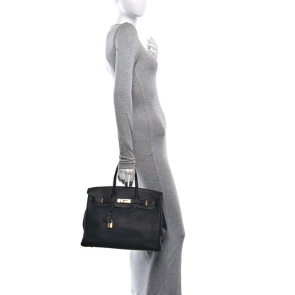 Hermes Togo Birkin 35 Black 2 of 12