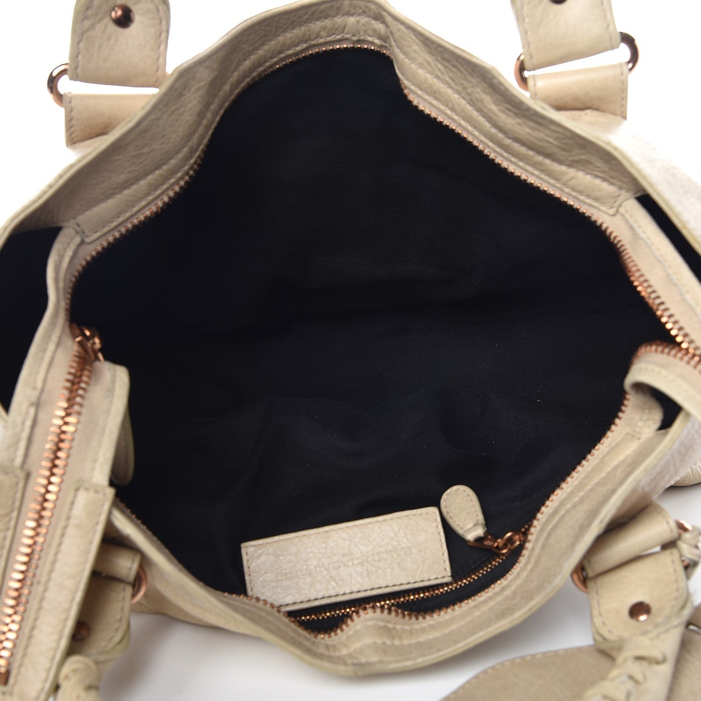 Agneau Giant 21 Rose Gold Hardware City Praline